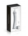 Dildo réaliste en verre Glossy Toys 15 Clear