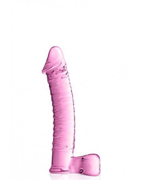 Dildo réaliste en verre Glossy Toys 15 Pink