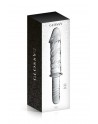 Dildo en verre avec poignée Glossy Toys 12 Clear