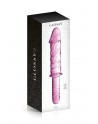 Dildo en verre avec poignée Glossy Toys 12 Pink