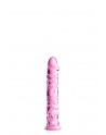 Dildo en verre gland et veines Glossy Toys 4 Pink