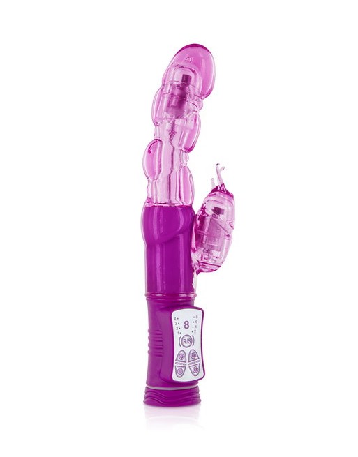 Vibromasseur rabbit rose tête USB Glamy