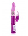 Vibromasseur rabbit rose USB 2 moteurs Glamy