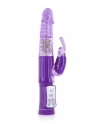 Vibromasseur rabbit violet USB 2 moteurs Glamy