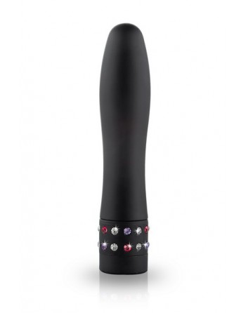 Vibromasseur strass noir Smart Shine Jewel Black