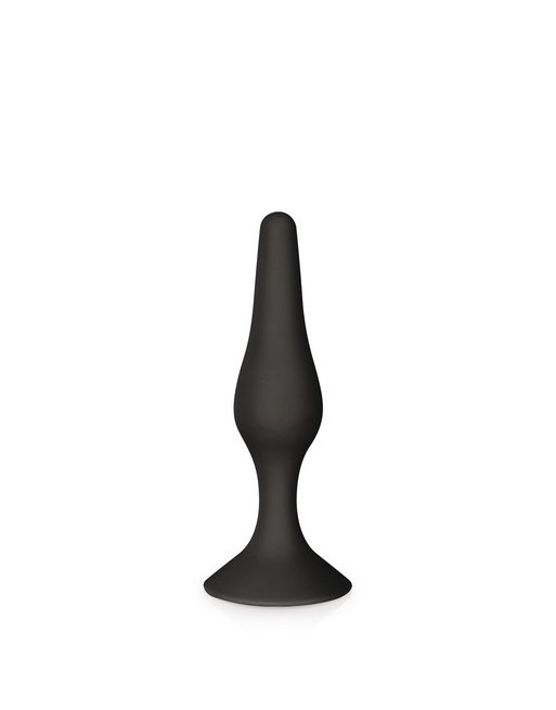 Plug anal ventouse noir Glamy S