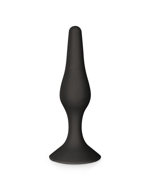 Plug anal ventouse noir Glamy L