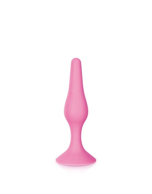 Plug anal ventouse rose Glamy M