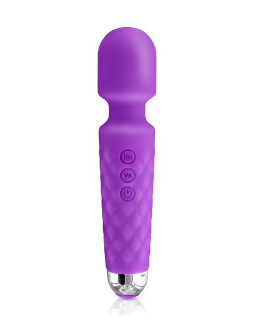 Vibromasseur violet 20 vitesses USB Yoba