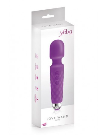 Vibromasseur violet 20 vitesses USB Yoba