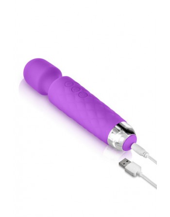 Vibromasseur violet 20 vitesses USB Yoba