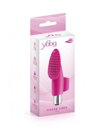 Stimulateur à picots Glee Finger Vibrator Yoba