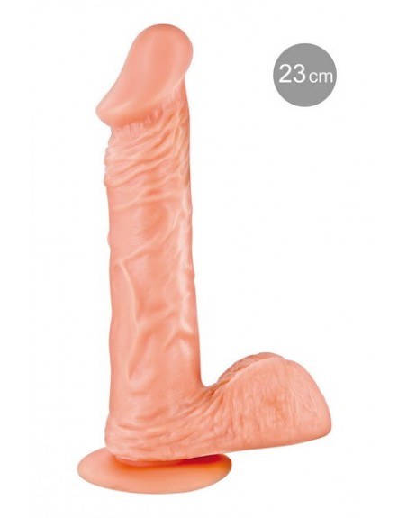 Gode réaliste 23cm Real Body Bruce