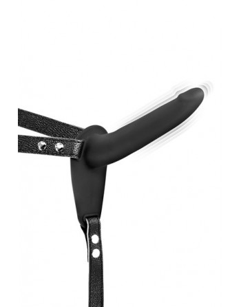 Gode ceinture noir vibrant Fetish Tentation