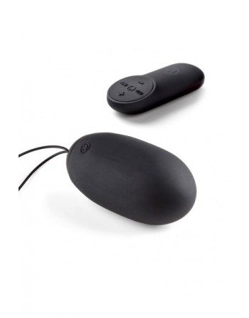 Oeuf vibrant noir Remote Control G6 Virgite