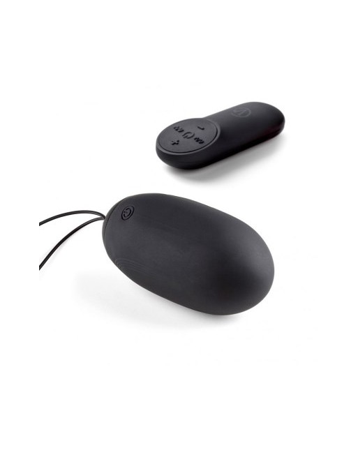 Oeuf vibrant noir Remote Control G6 Virgite