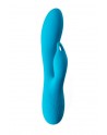 Vibromasseur rabbit bleu Dual Vibrator V2 Virgite