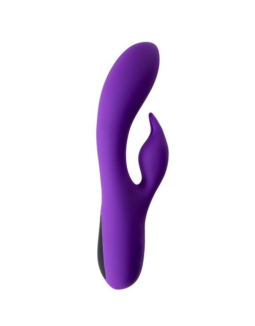 Vibromasseur rabbit violet Dual V2 Virgite USB