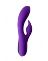 Vibromasseur rabbit violet Dual V2 Virgite USB