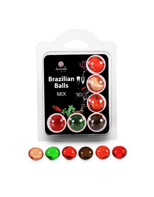 6 FRUITS BRAZILIAN BALLS SET