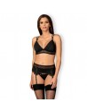  lingerie sexy : ensemble 3 pcs noir lolitte obsessive