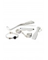 Kit 5 pièces BDSM soft simili cuir Blanc