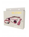 Kit 5 pièces BDSM soft simili cuir Rouge Bordeaux