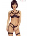 Soutien Gorge Ouvert Harnais noir PR1634