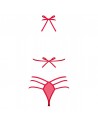 ensemble rouge de la marque obsessive lingerie