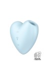 Stimulateur clitoridien SATISFYER CUTIE HEART BLEU