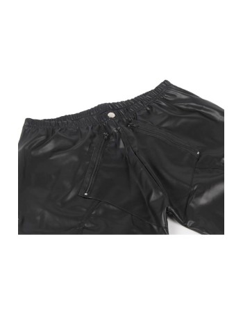 PANTALON HOMME ZIP NOIR M