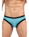 SLIP HOMME DENTELLE TURQ