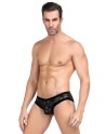 SLIP HOMME DENTELLE NOIR