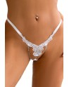 STRING STRASS BLANC