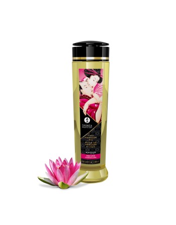 Huile de Massage Érotique Amour "Coeur de Lotus"