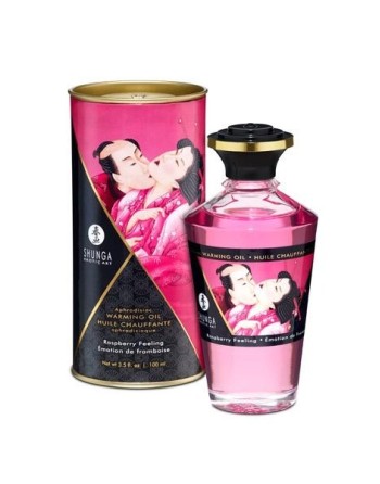 Huile chauffante Massage Aphrodisiaque FRAMBOISE