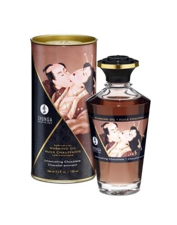 Huile chauffante Massage Aphrodisiaque Chocolat