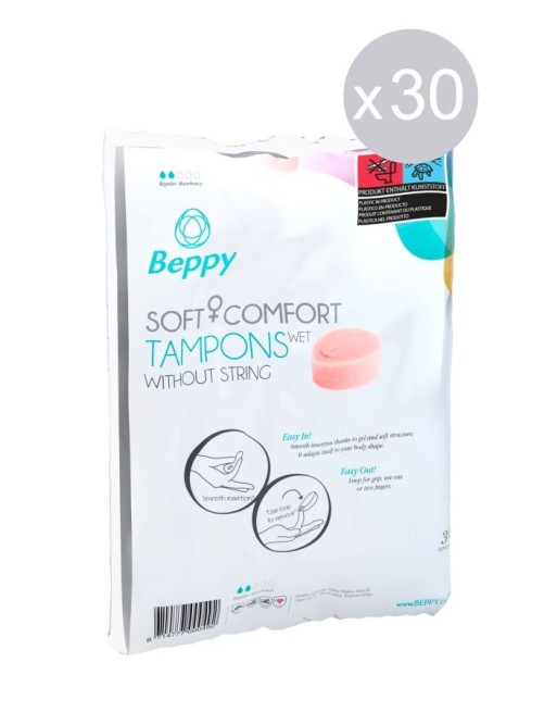 SOFT COMFORT TAMPONS WET X30