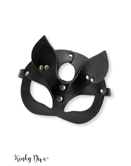 Masque Chat noir et doré