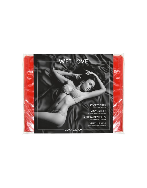 Drap Vinyle grande taille rouge bordeaux Drap Vinyle grande taille rouge bordeaux
