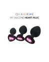 My Silicone HEART Plug SMALL PINK GEM