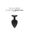 My Silicone Secret Plug LARGE BLACK