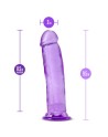 Thrill N'Drill Gode Ventouse droit Jelly Violet 9