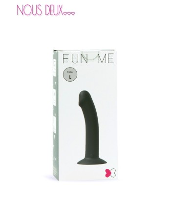 Dildo Vibrant Fun Me gode ventouse vibrant L noir USB