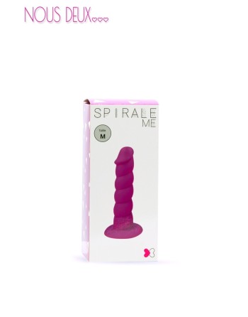 Dildo Spirale Me gode ventouse M violet