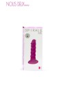 Dildo Spirale Me gode ventouse M violet