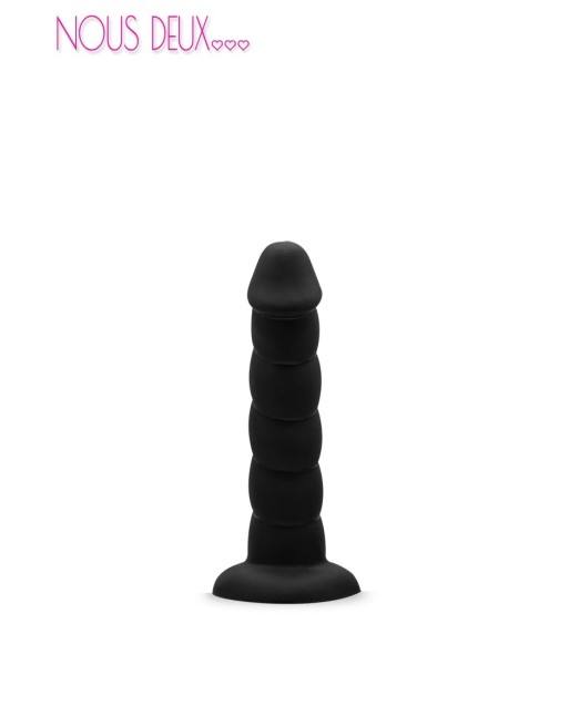 Dildo Spirale Me gode ventouse L noir