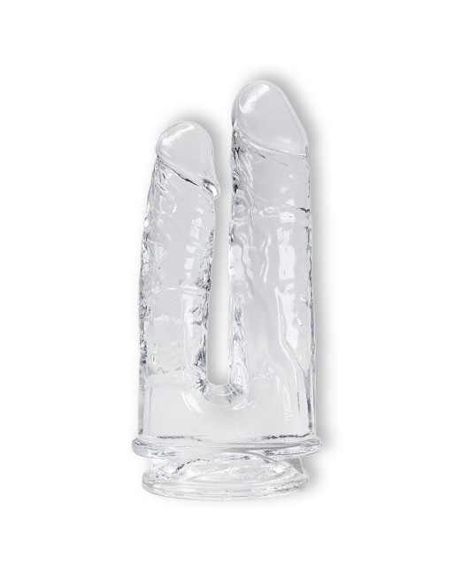 Imperium Double Gode ventouse jelly transparent Anal Vaginal