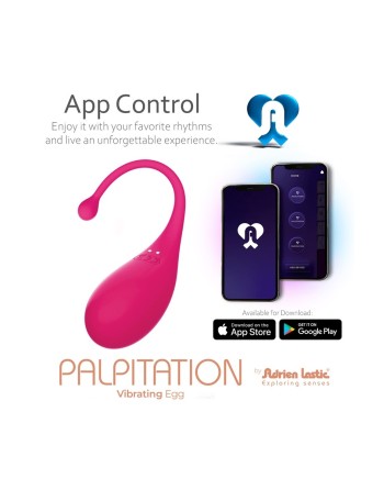 Palpitation Oeuf vibrant connecté téléphone Androïd et Apple USB