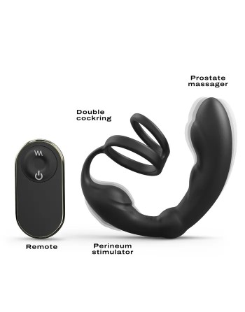 Stimulateur prostatique et double cockring P-Ring